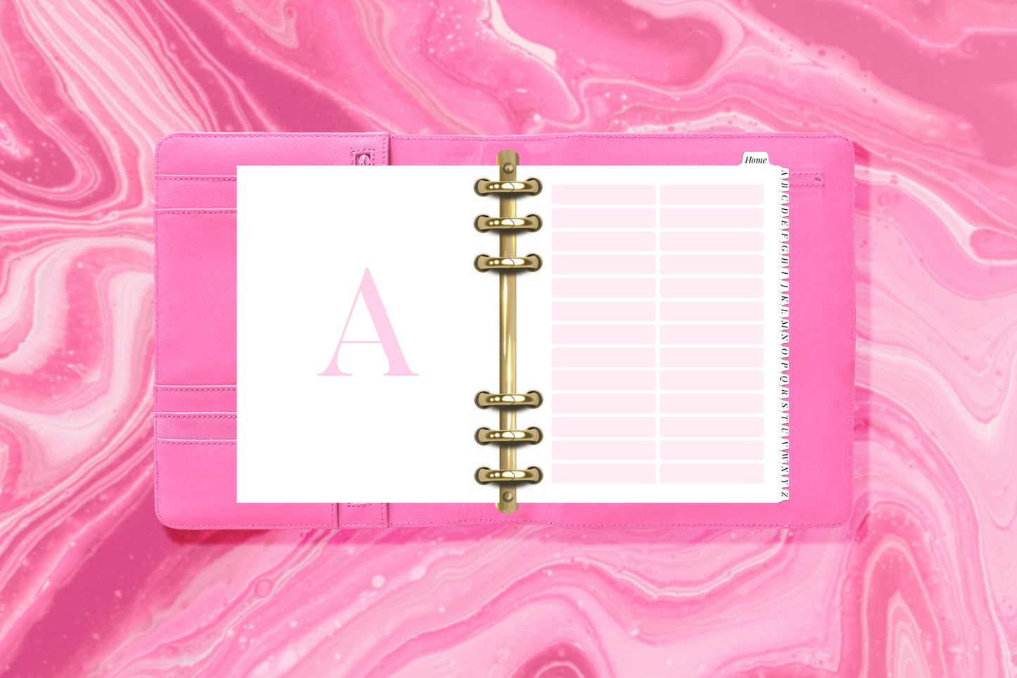 CLIENT RECORD BOOK PINK