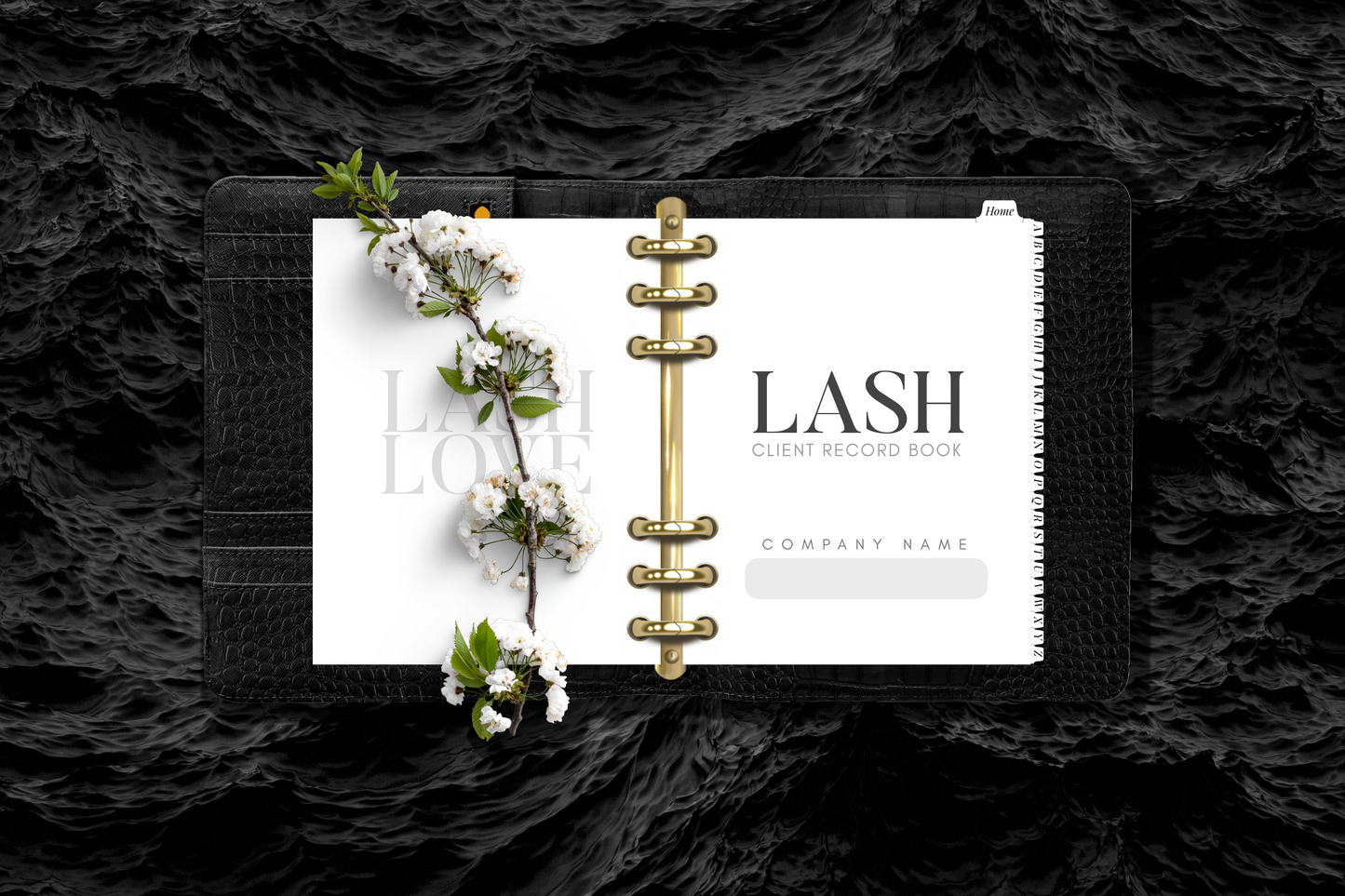 CLIENT RECORD BOOK BLACK
