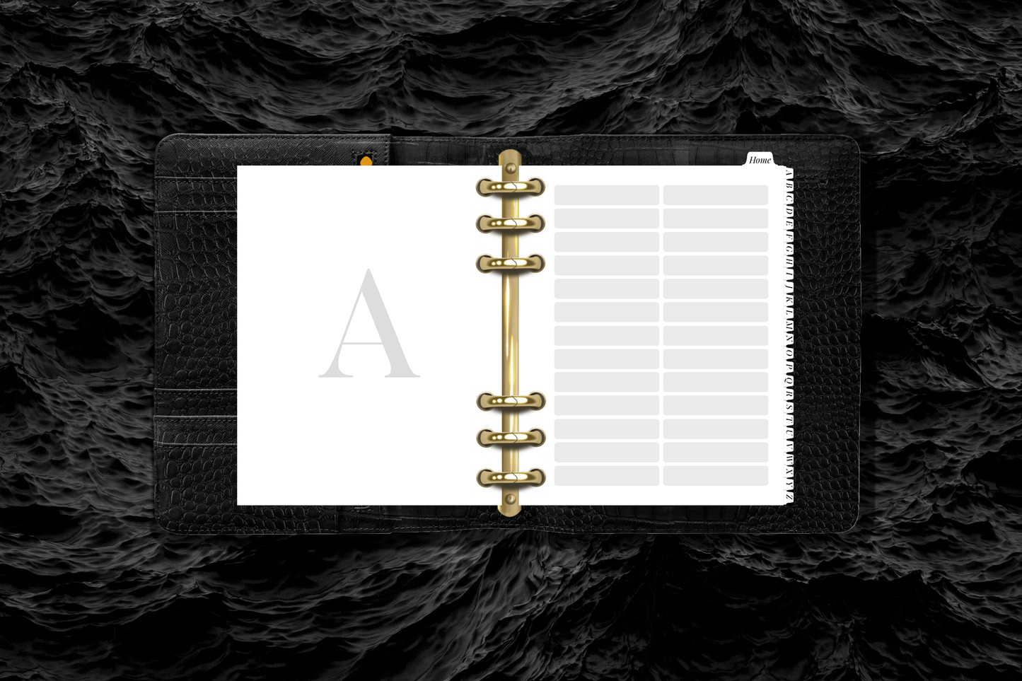 CLIENT RECORD BOOK BLACK